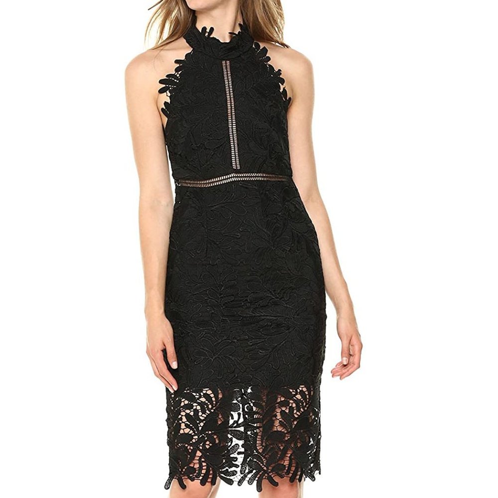 * Bardot Kara Lace Halter Dress